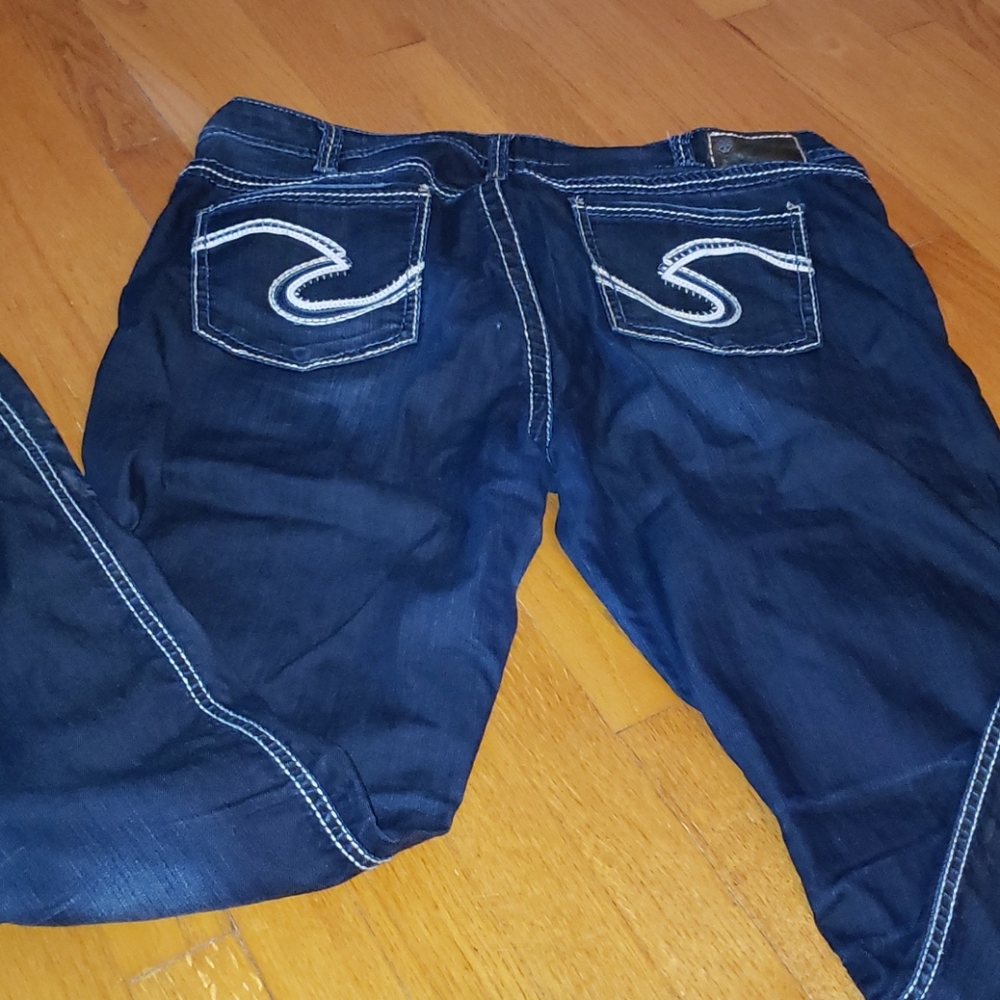 Women's size 18 Silver jeans